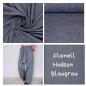 Preview: Baumwoll-Flanell  Hudson aus dem Hause Swafing, meliert, blaugrau